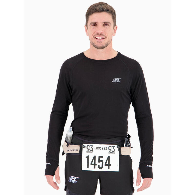 Ceinture hydratation trail running mixte - BODYCROSS  belt ultra 250ml