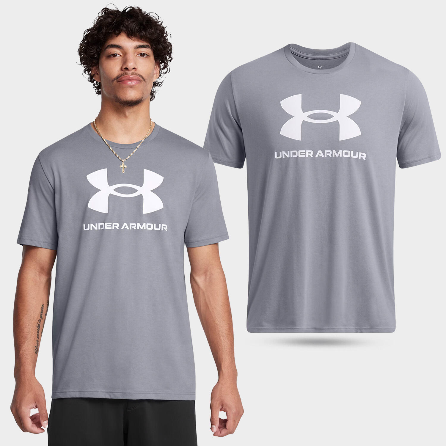 T-shirt Under Armour Sportstyle Logo Update pour hommes 2/6