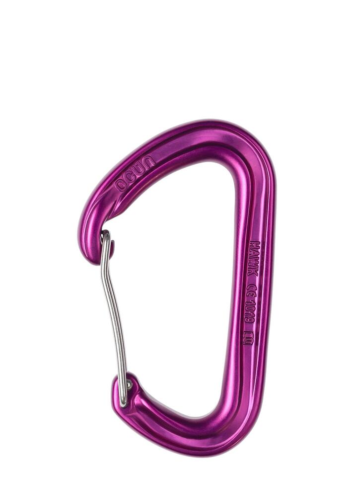Zestaw karabinków wspinaczkowych Ocun Hawk Wire 6-pack - red/blue/grn