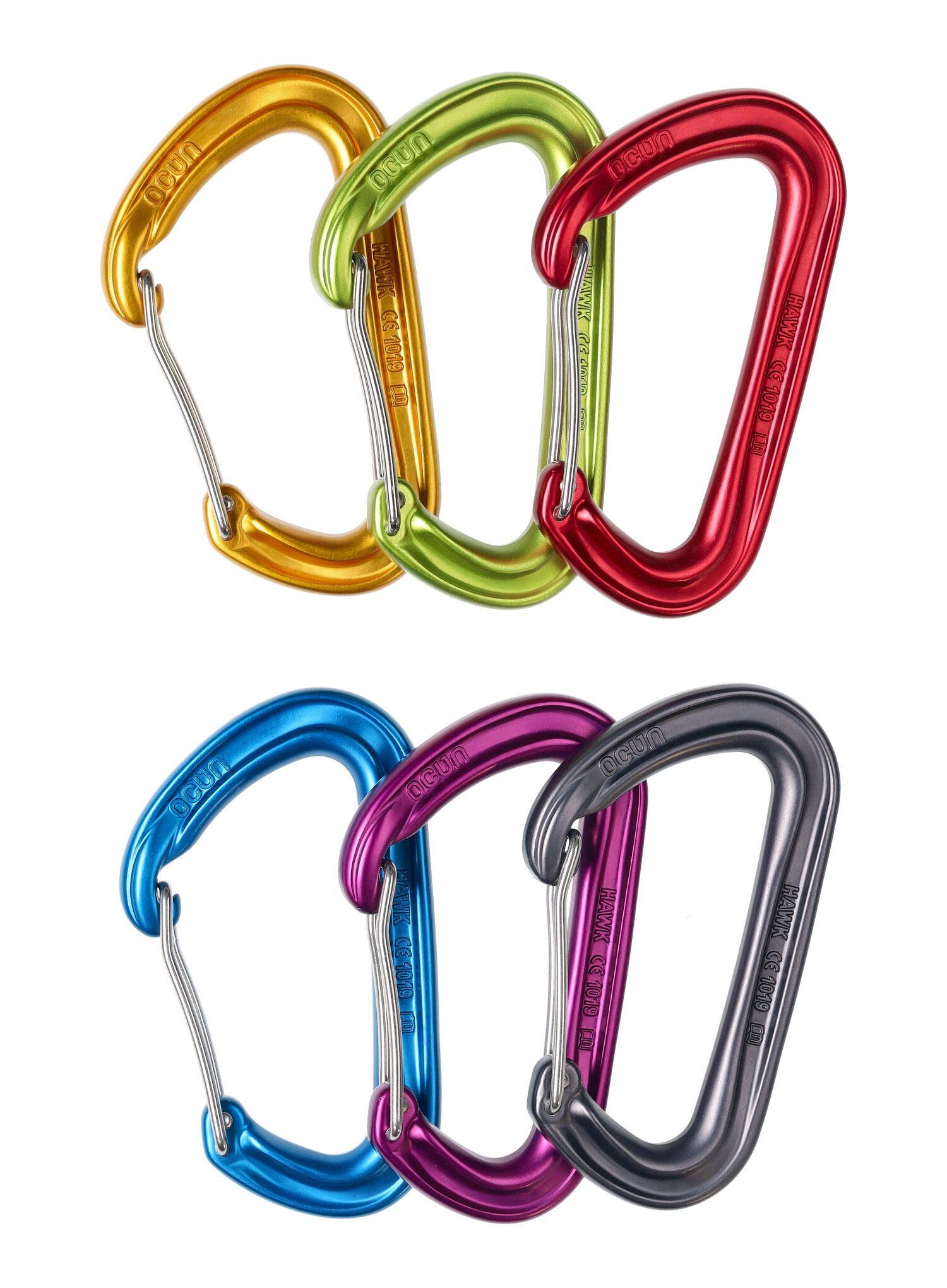Mousquetons Ocun Hawk Wire (x6) 3/5
