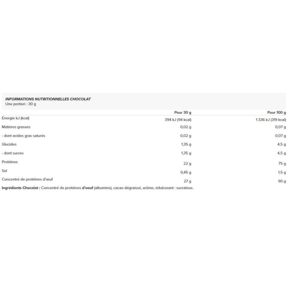 Koncentrat białka EGG WHITE PROTEIN 510g Chocolate 2/2