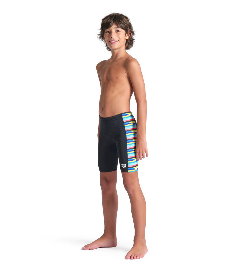 Spodenki Treningowe Pływackie Chłopięce Racing Stripe Swim Jammer