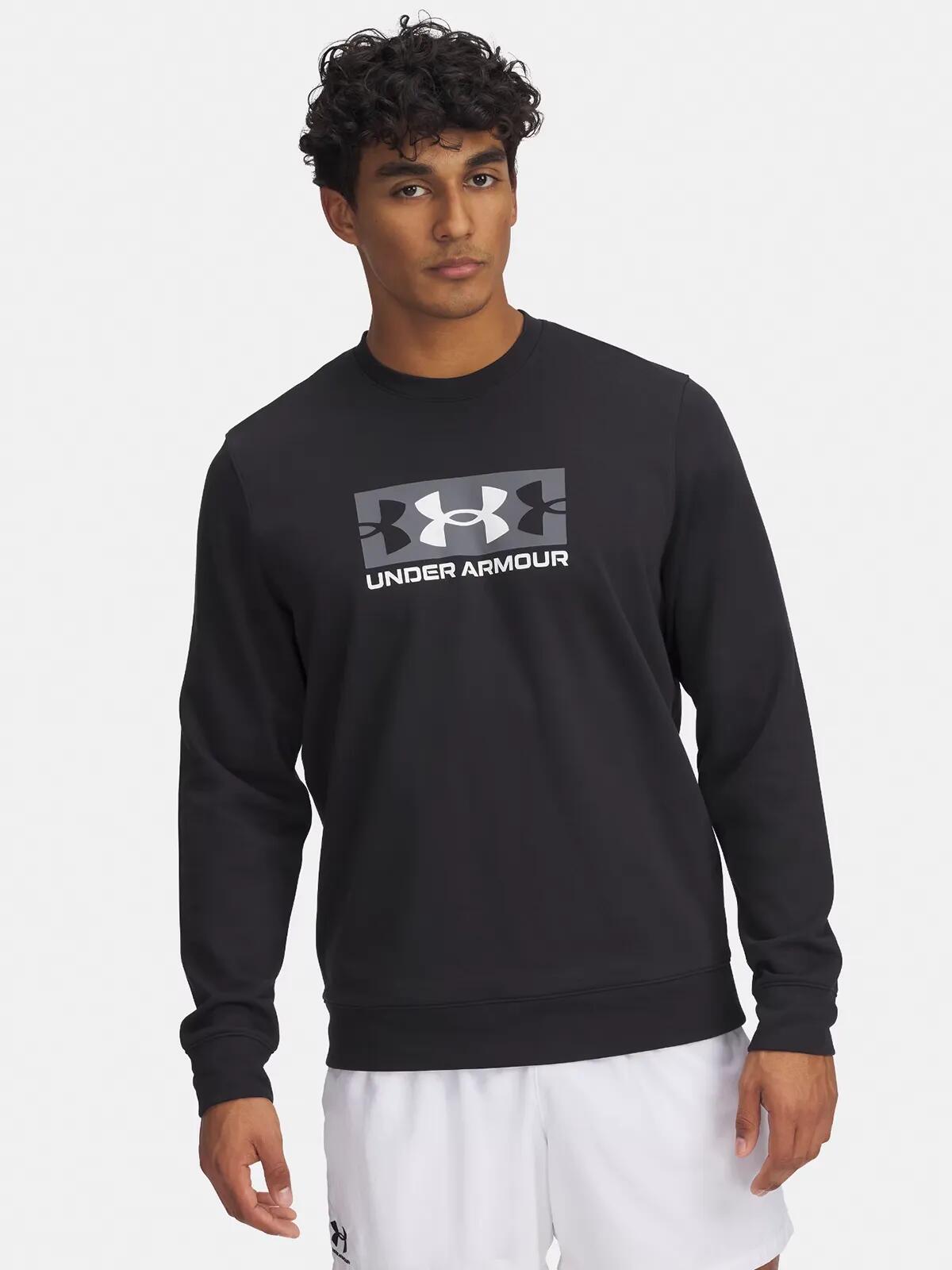 Felpa Under armour modello 1390140-001 per uomini 3/4