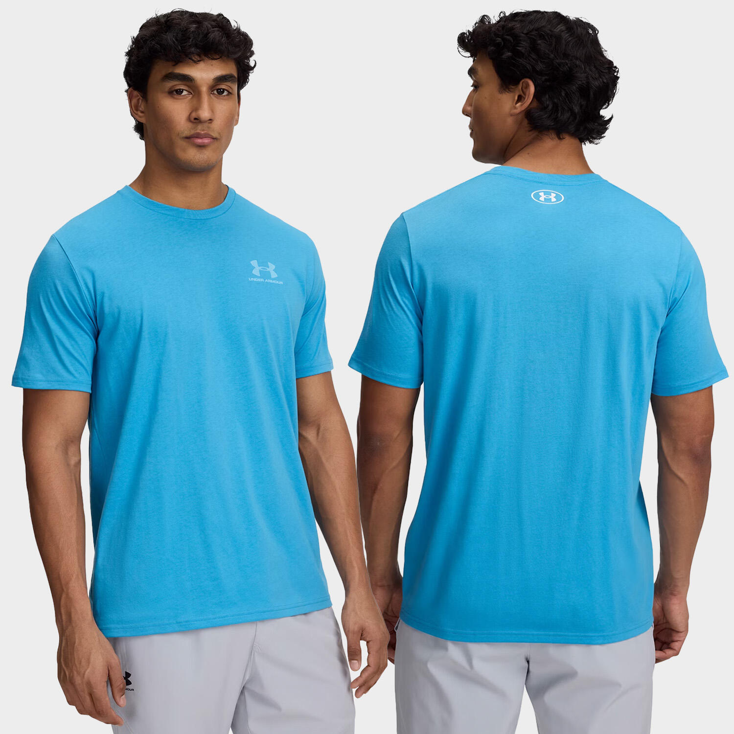 TShirt für Herren Blau/Weiß 2/4
