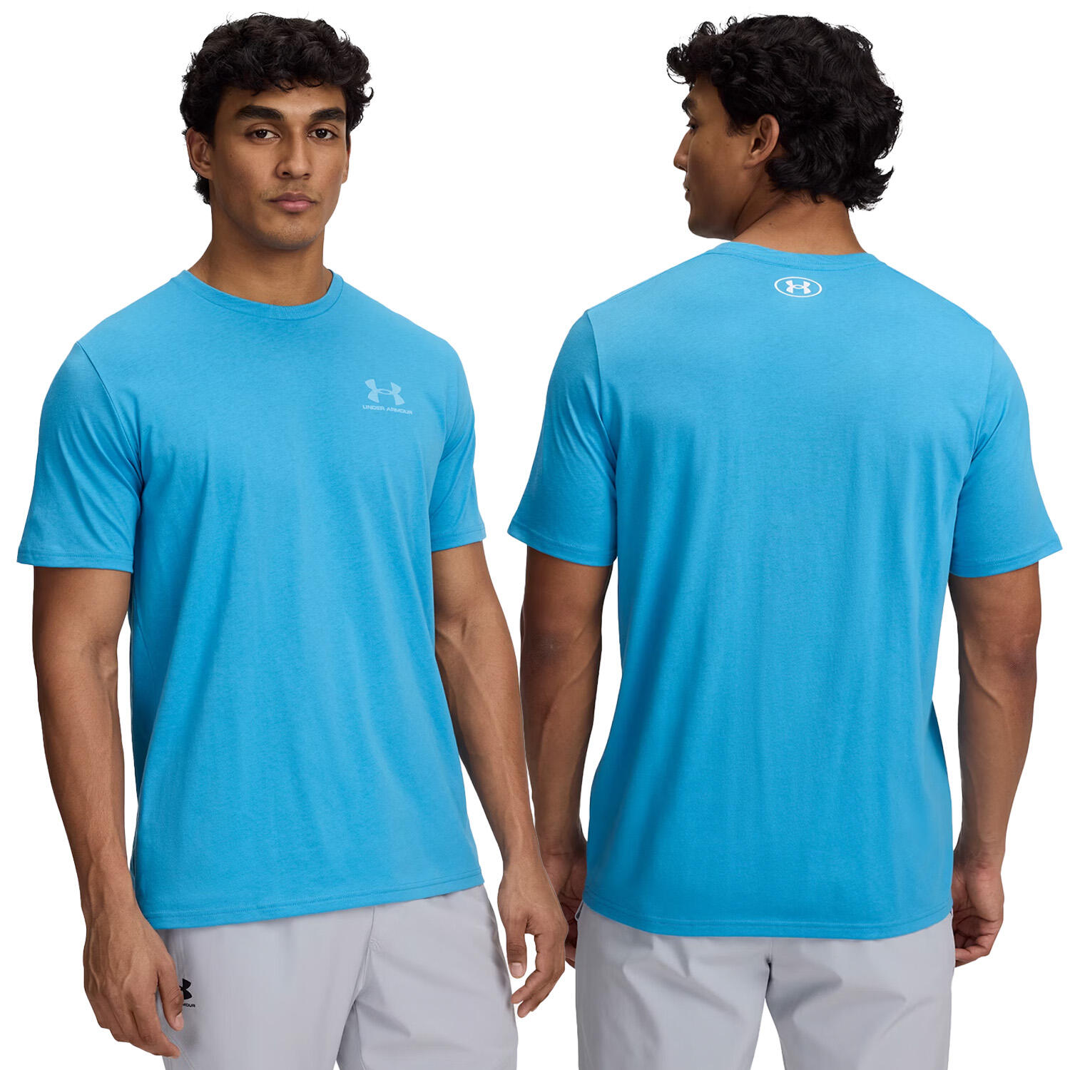 Tricou Drumeții În Natură Under Armour Logo Bărbați