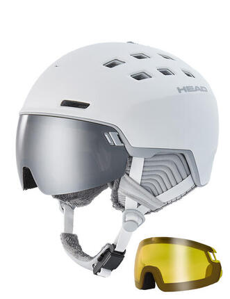 Kask narciarski damski z szybą HEAD RACHEL 5K + dodatkowa szyba w zestawiE