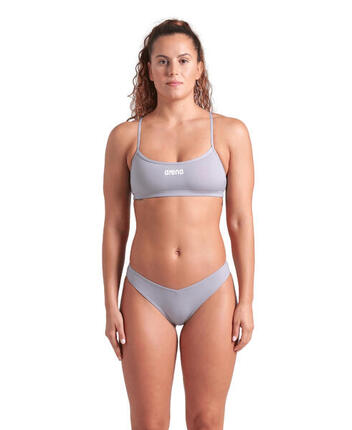 Badeanzug für Damen Arena Bikini Bandeau Solid