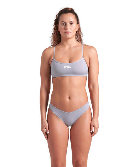 Badeanzug für Damen Arena Bikini Bandeau Solid
