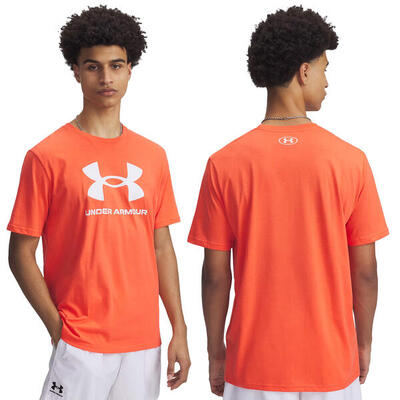 Heren sportstyle logo tshirt (marineblauw)