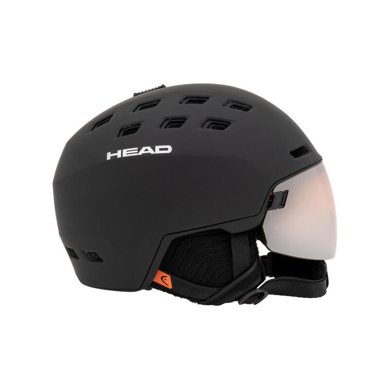 Kask narciarski męski z wbudowaną szybą HEAD RADAR black