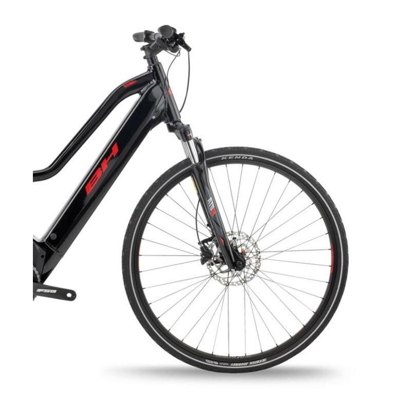 Bicicleta Electrica Urbana Bh Atoms Jet Pro Negro-Rojo 2/3