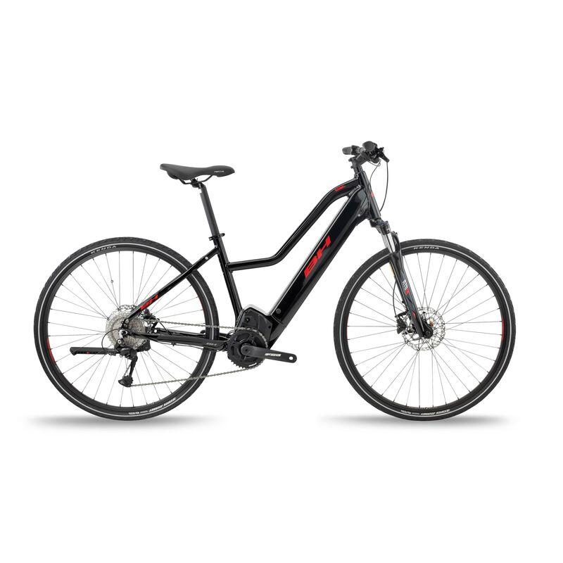 Bicicleta elétrica urbana bh atoms jet pro preto-vermelho