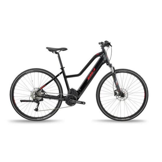 Bicicleta Electrica Urbana Bh Atoms Jet Pro Negro-Rojo