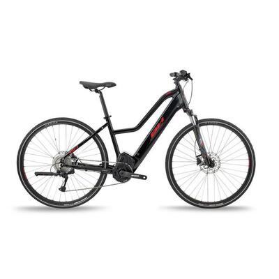 Bicicleta Electrica Urbana Bh Atoms Jet Pro Negro-Rojo