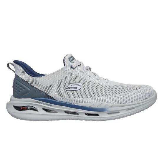 Zapatillas Skechers Arch Fit Orvan - Kin, Gris, Hombre