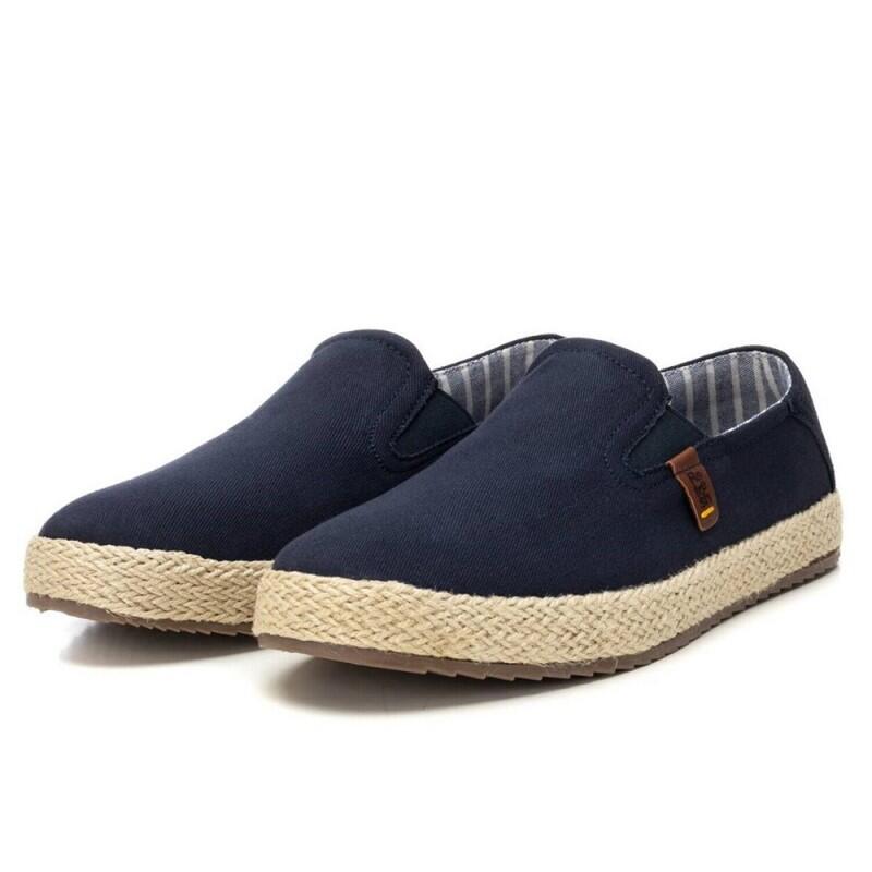 Zapatillas Lona Hombre Refresh  Azul 3/4