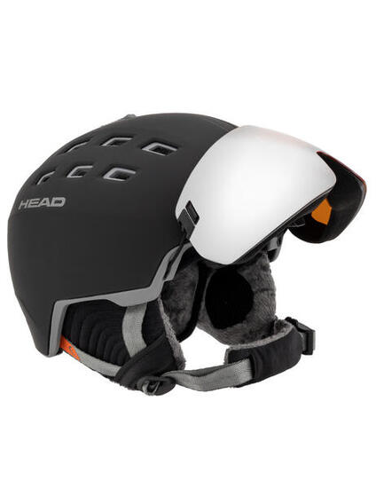 Kask narciarski damski z wbudowaną szybą HEAD RACHEL black