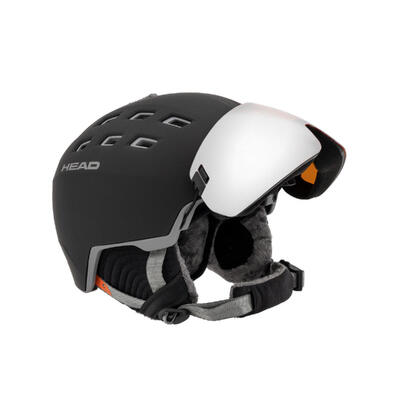 Kask narciarski damski z wbudowaną szybą HEAD RACHEL black