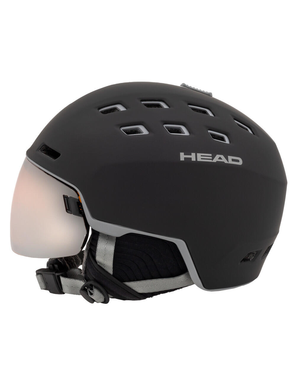 Kask narciarski damski z wbudowaną szybą HEAD RACHEL black 3/7