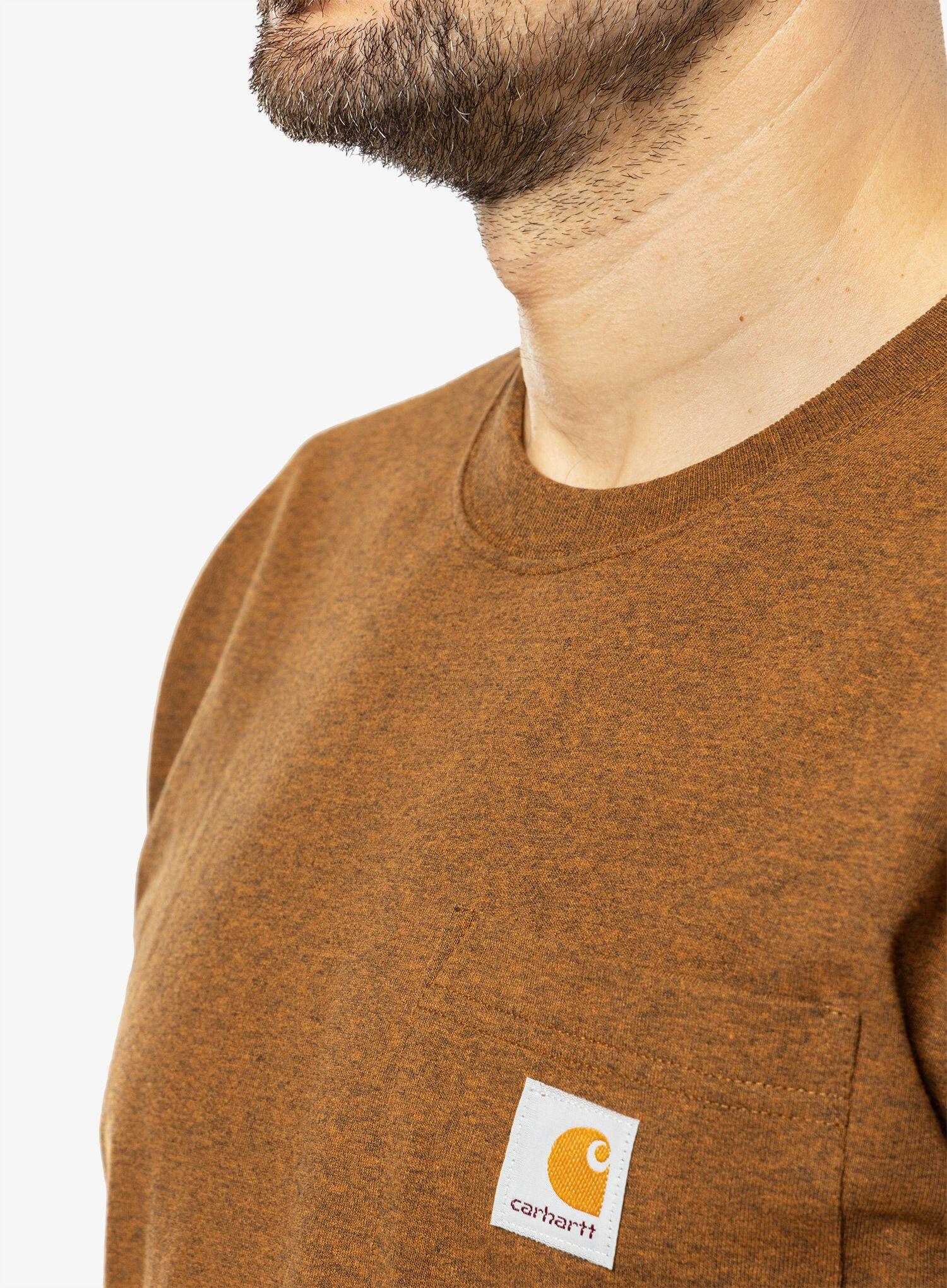 Koszulka sportowa męska T-shirt Carhartt Heavyweight Pocket K87 4/4