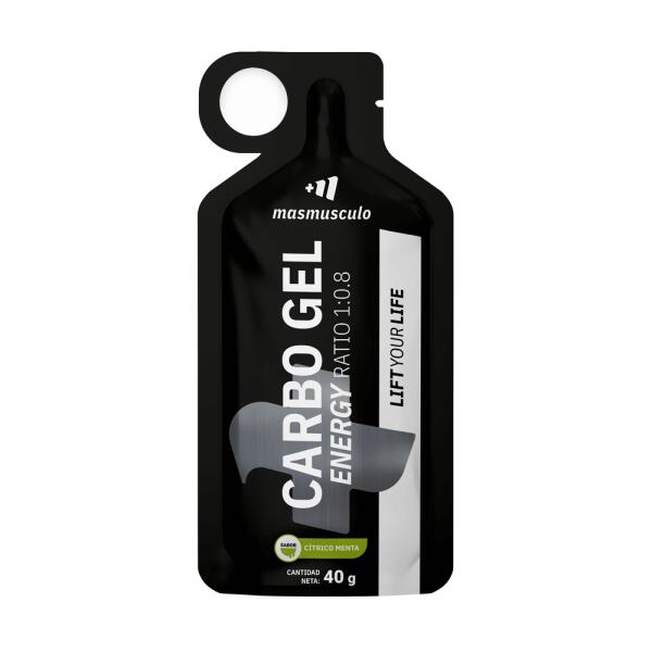 MMSUPPLEMENTS Carbo Gel Energy (con cafeína) - 40g Cítricos MM Supplements