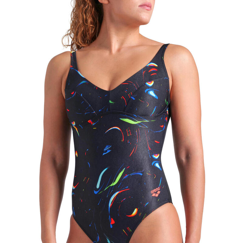 Costum de baie pentru femei Arena Abyss Swimsuit U Back