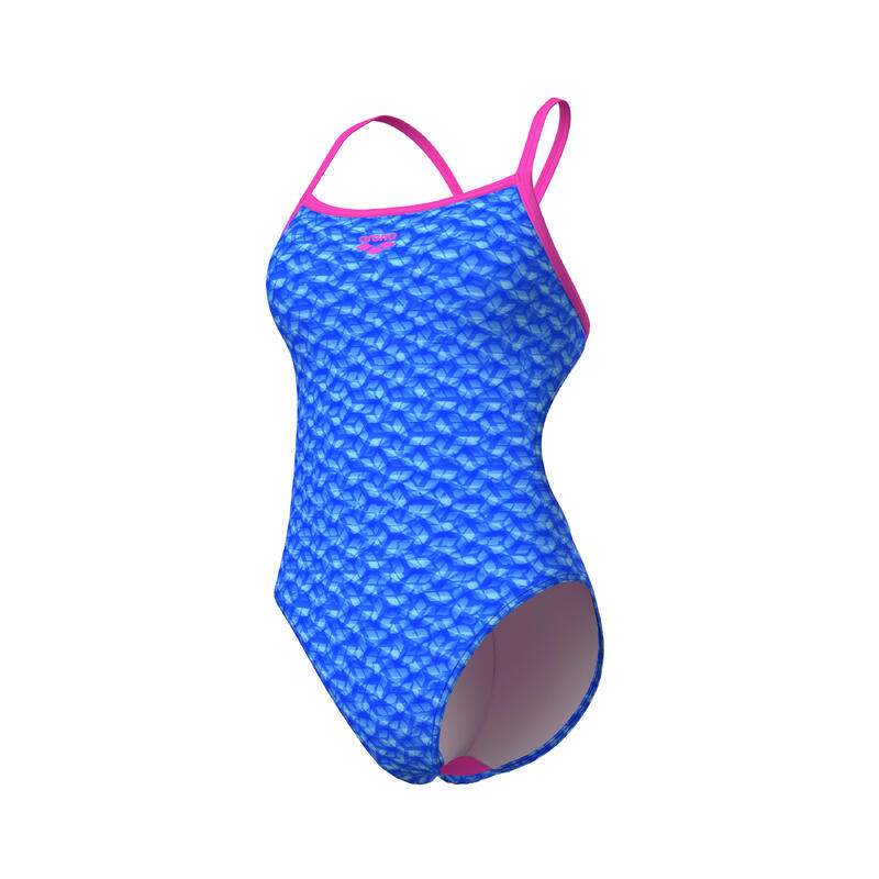 Costum de baie întreg pentru femei Arena Monogram Challenge Back