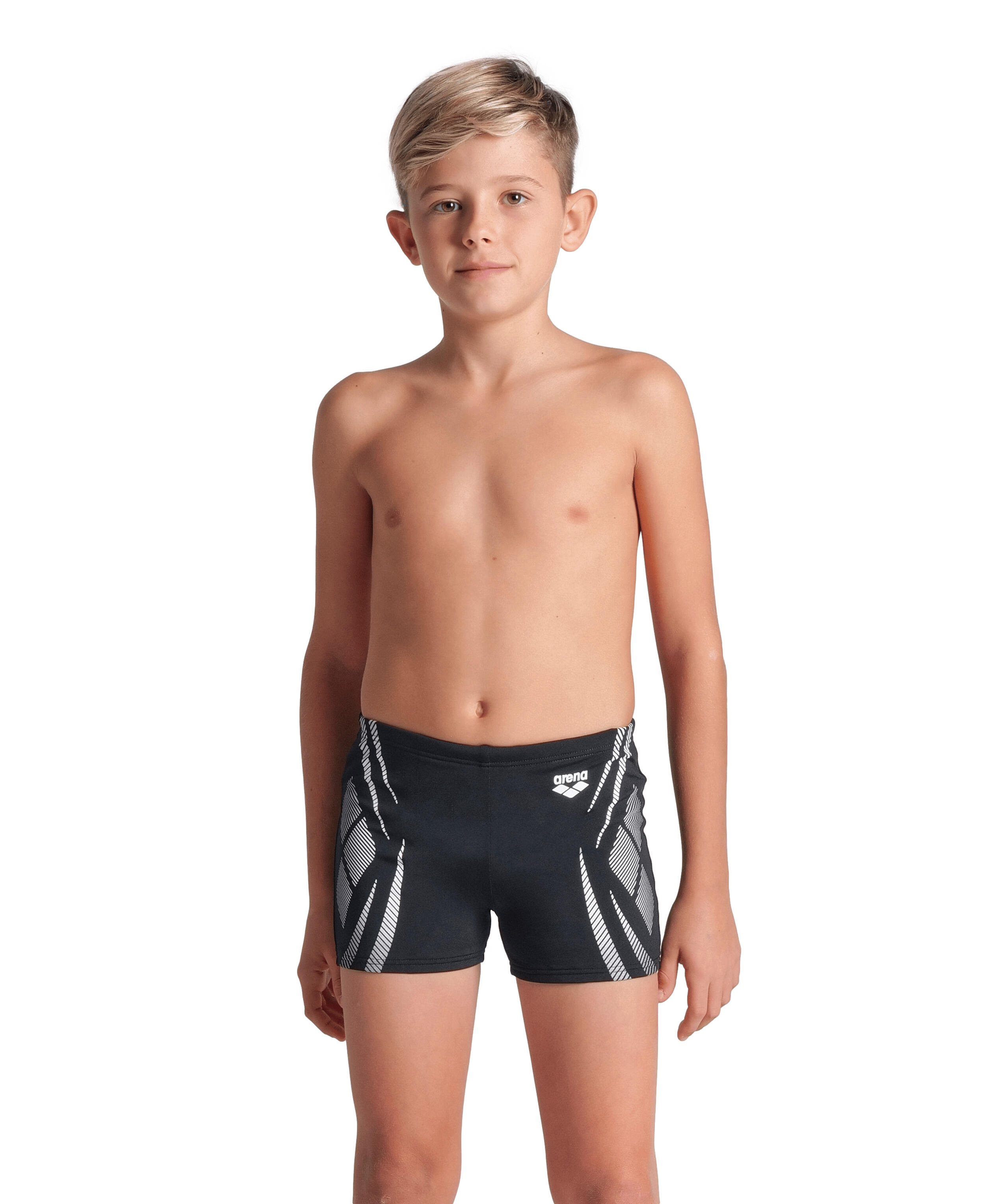 Arena Poseidonia Jongens Zwemshort Zwart 3/7