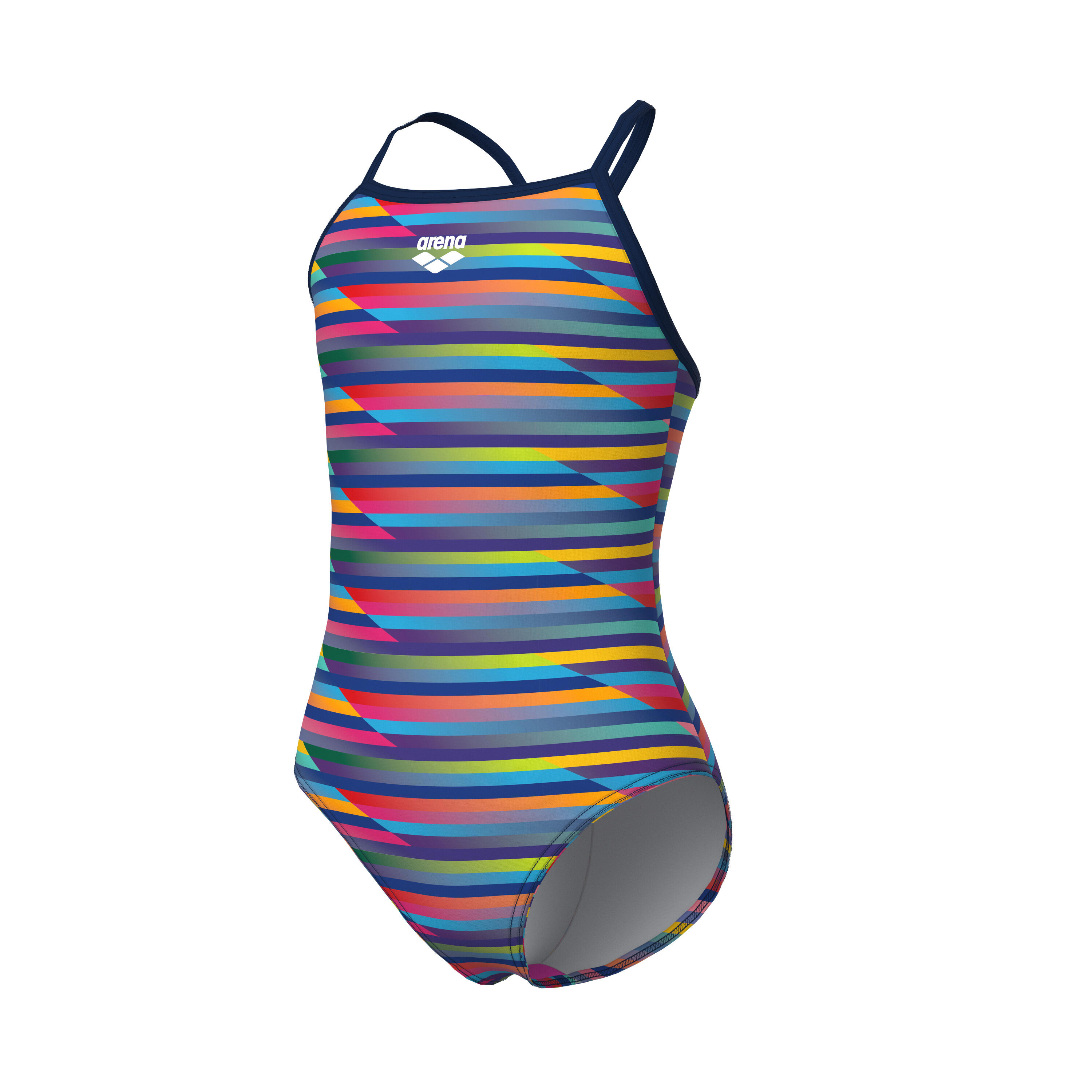 Maillot de bain Arena Racing Stripe Bleu Fille 6/7