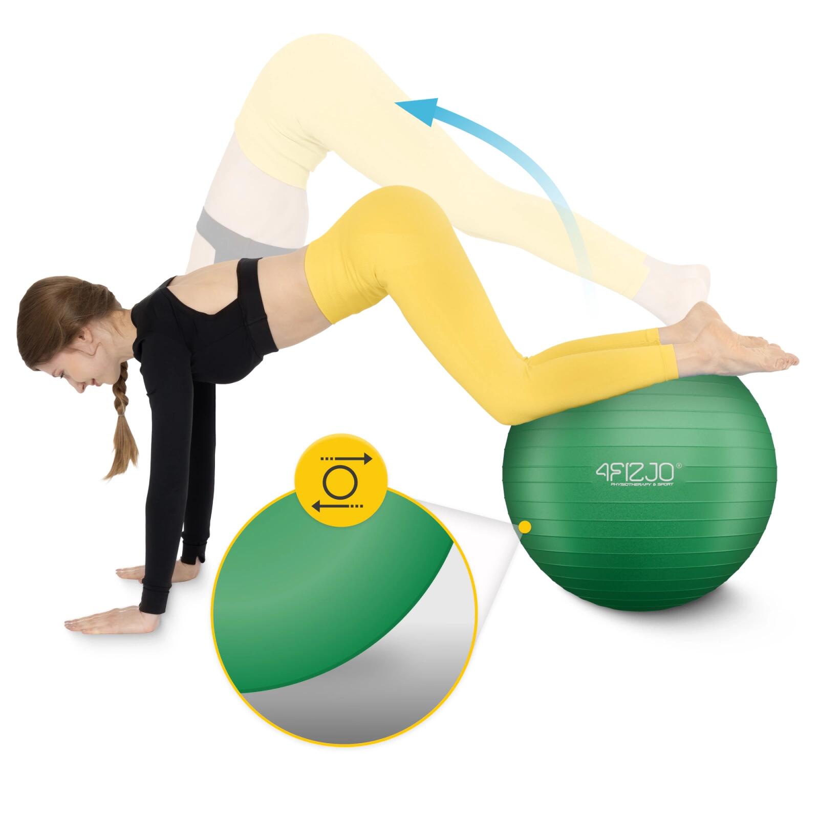 Ballon gym fitness rééducation stabilité anti-éclatement Reh Ball 4FIZJO 4/7