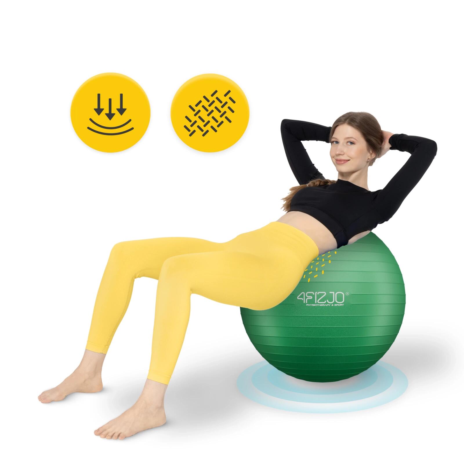 Ballon gym fitness rééducation stabilité anti-éclatement Reh Ball 4FIZJO 6/7