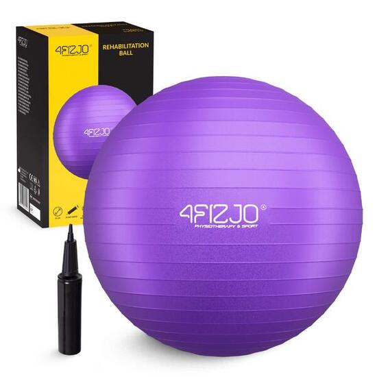 Gymnastikball aufblasbar Reh-Ball 4FIZJO Rehabilitationsball