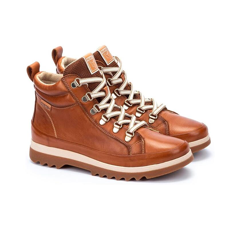 Botines Planos Mujer Pikolinos W3w-8564 Marrón 2/4