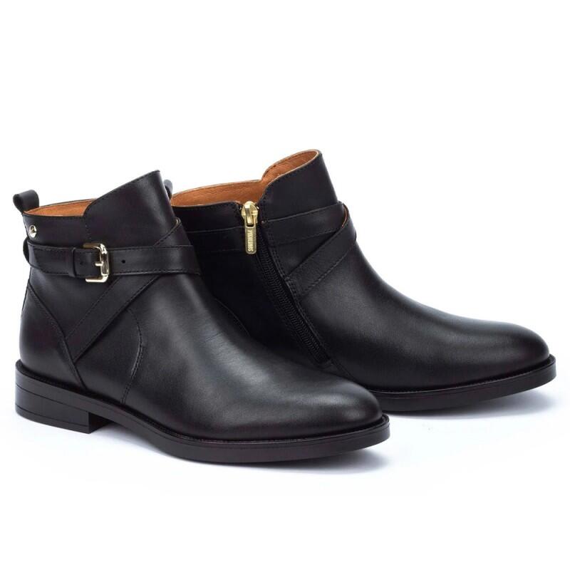 Botins Rasos Mulher Pikolinos W3c-8869 Preto 3/4