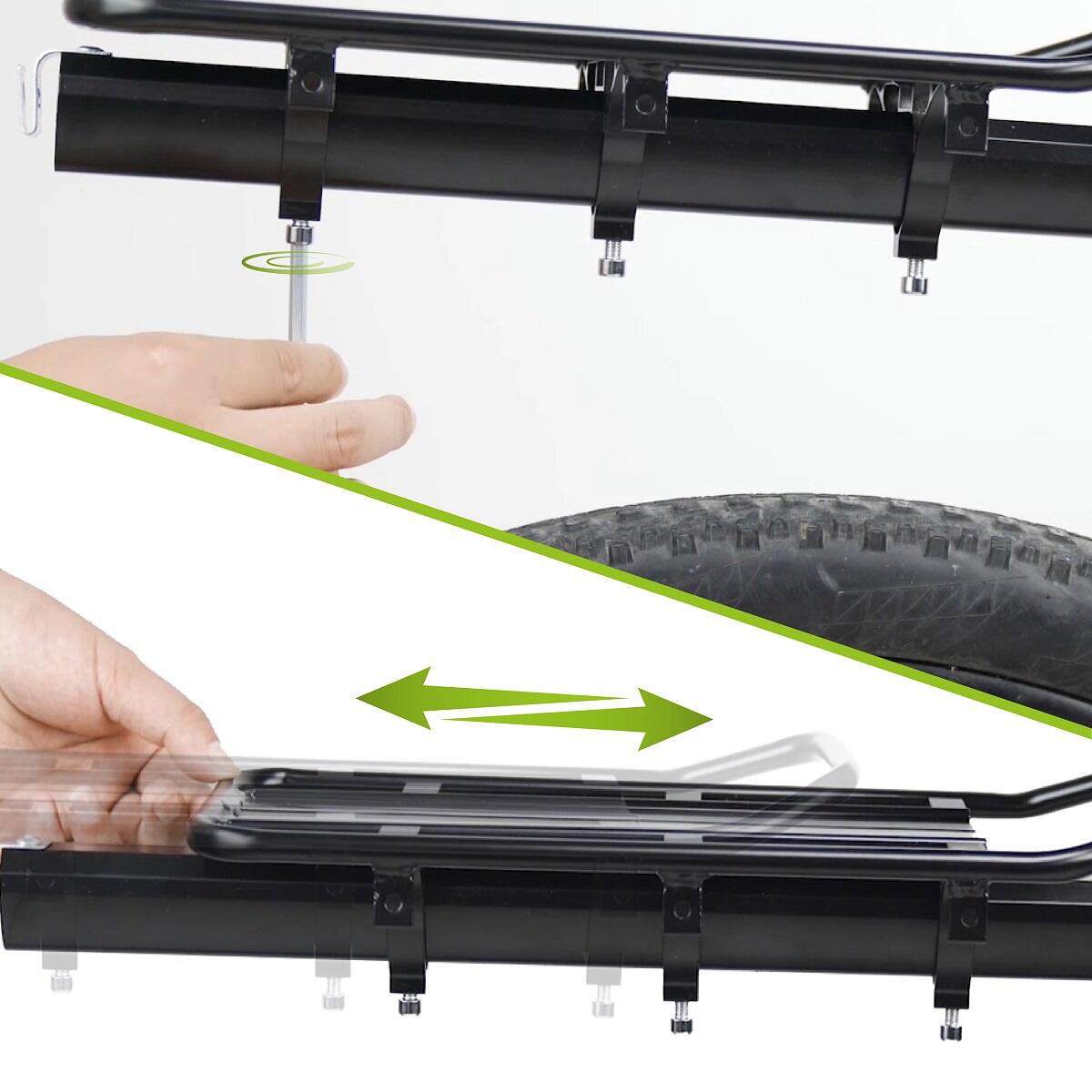 Portapacchi per bicicletta VA0352 Vayox, 50kg, in alluminio, universale 7/7