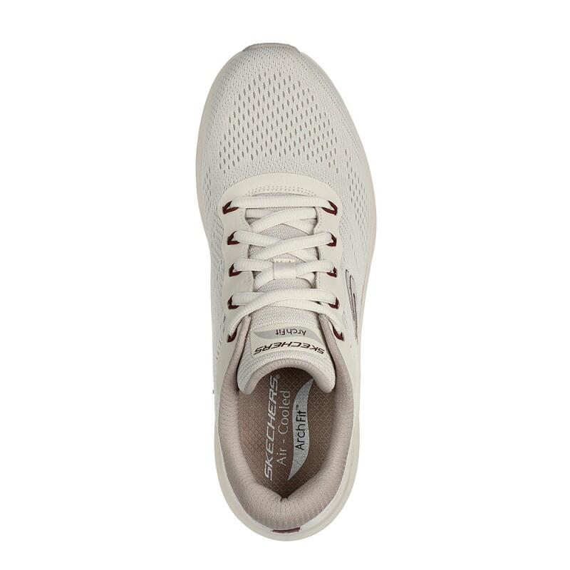 Trainers Male Skechers Arch Fit 2.0 Beige 3/7