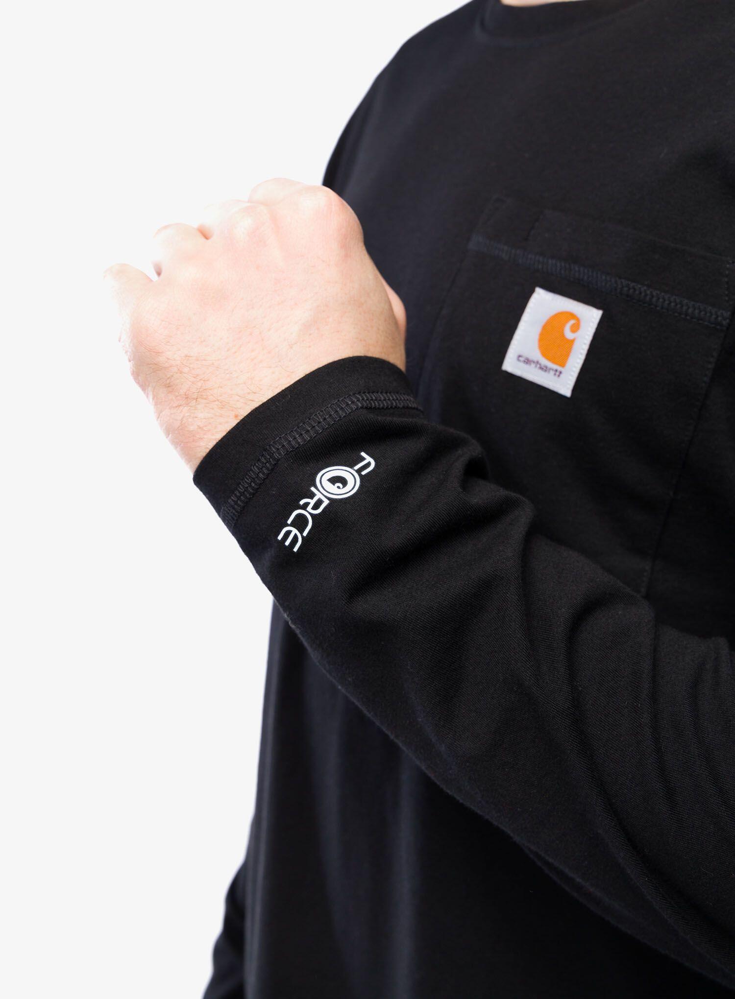 Koszulka z długim rękawem męska Carhartt Force Flex Pocket T-Shirt L/S 6/7