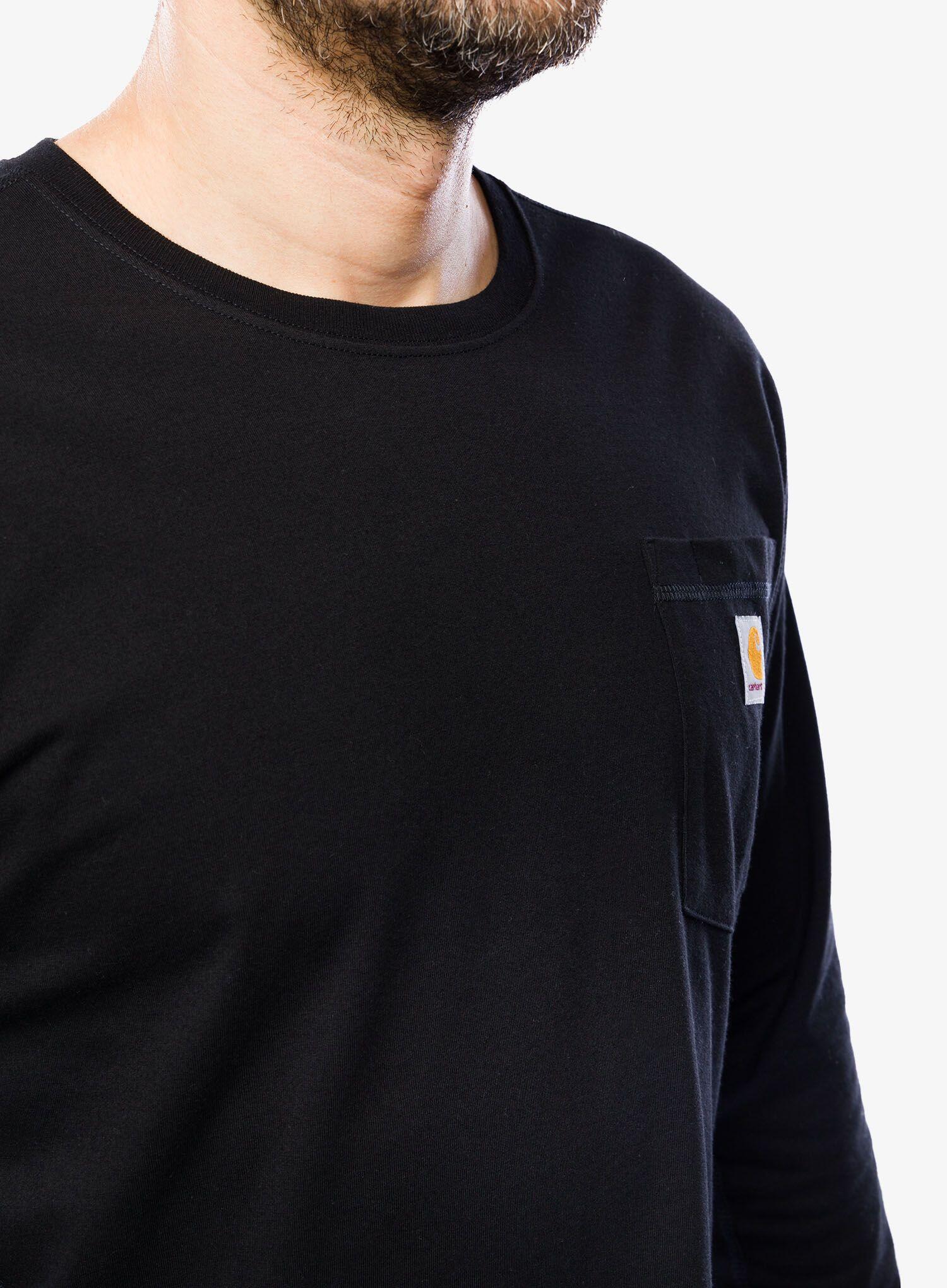 Koszulka z długim rękawem męska Carhartt Force Flex Pocket T-Shirt L/S 5/7