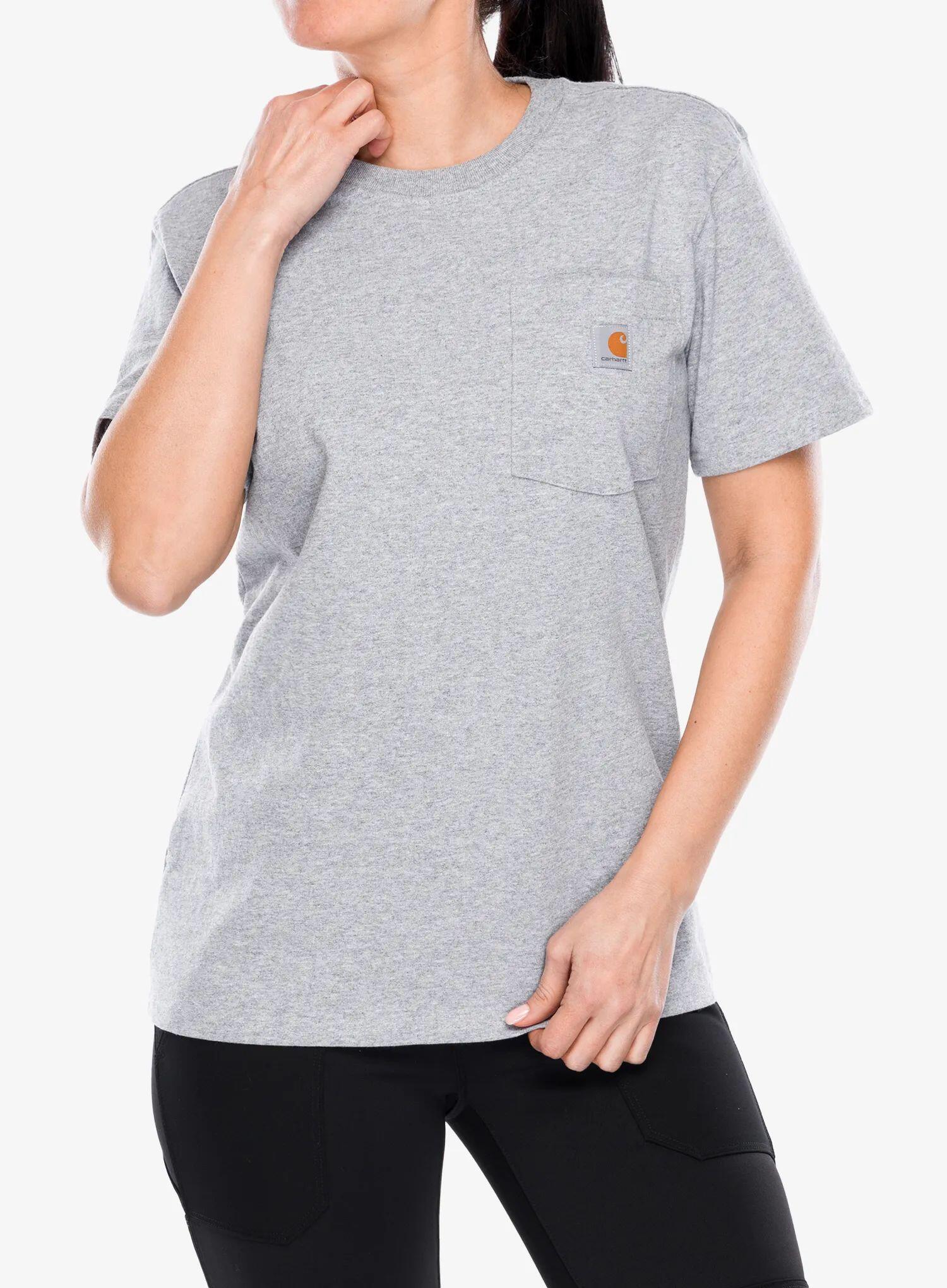 Koszulka bawełniana damska Carhartt Workwear Pocket S/S T-Shirt 7/7
