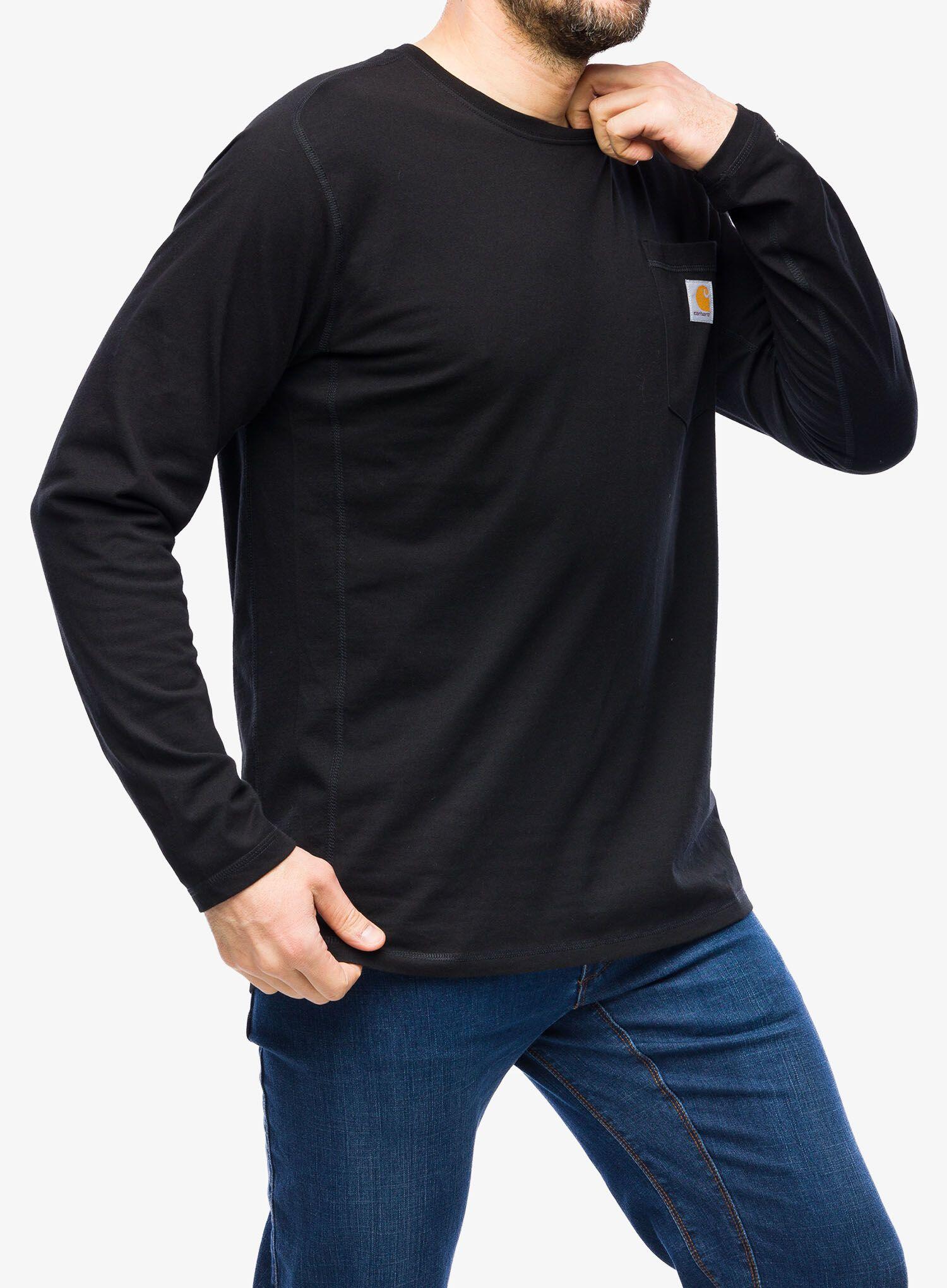 Koszulka z długim rękawem męska Carhartt Force Flex Pocket T-Shirt L/S 3/7