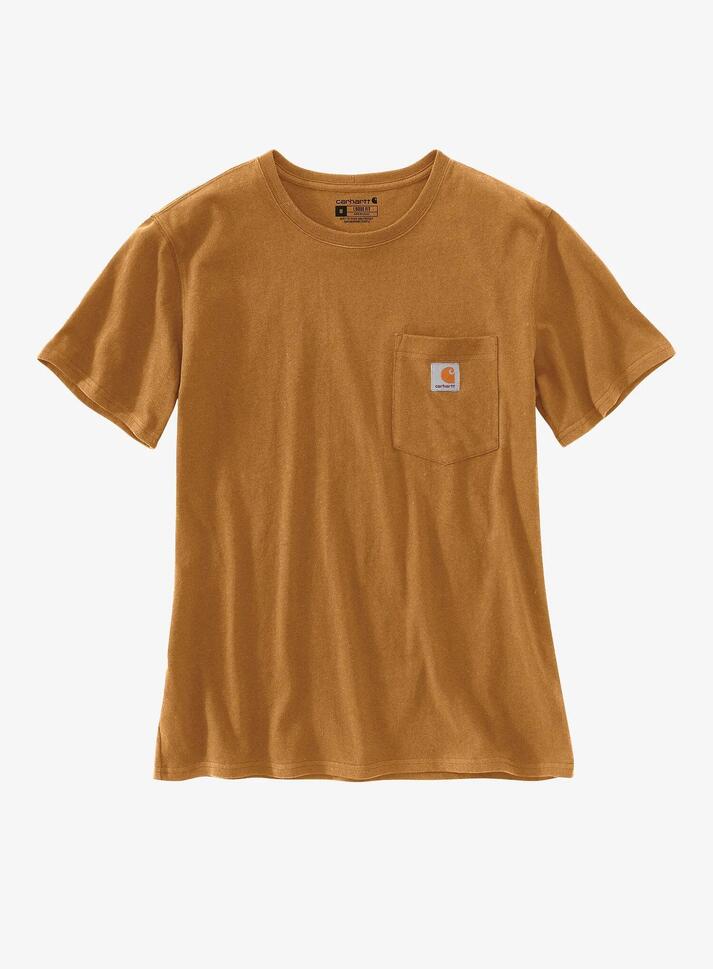 Koszulka bawełniana damska Carhartt Workwear Pocket S/S T-Shirt