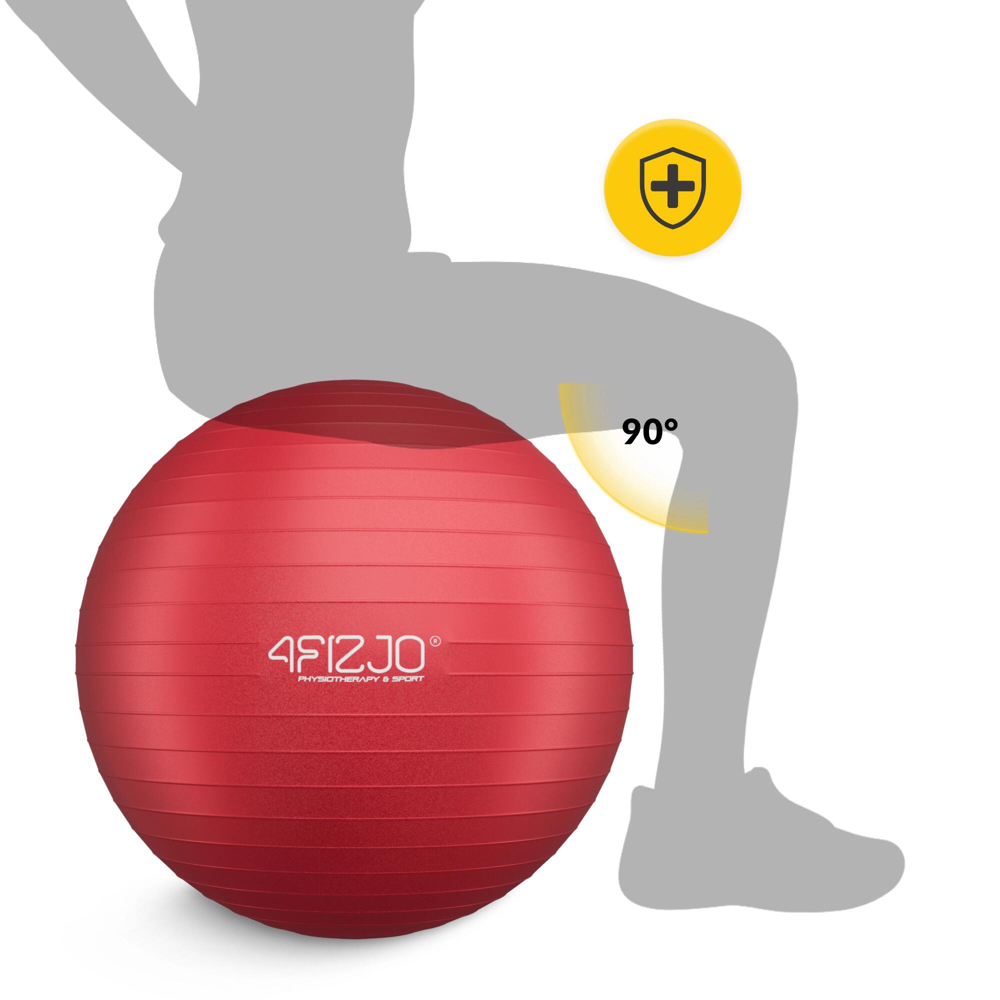 Piłka gimnastyczna Reh Ball dmuchana 4FIZJO 7/7