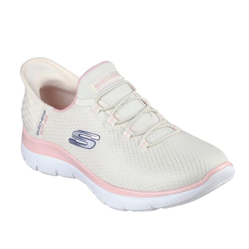 Sneakers Skechers Modell Slip-ins  Summits - Diamond Dream Farbe Beige 4/5