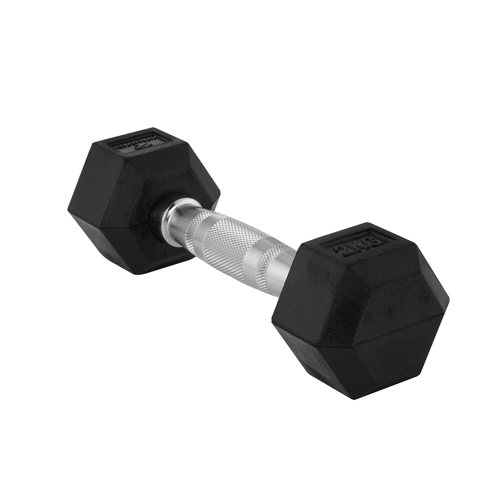 Halteres Hexagonais 2kg Fitness Tech – Conjunto com 2 Unidades 3/8