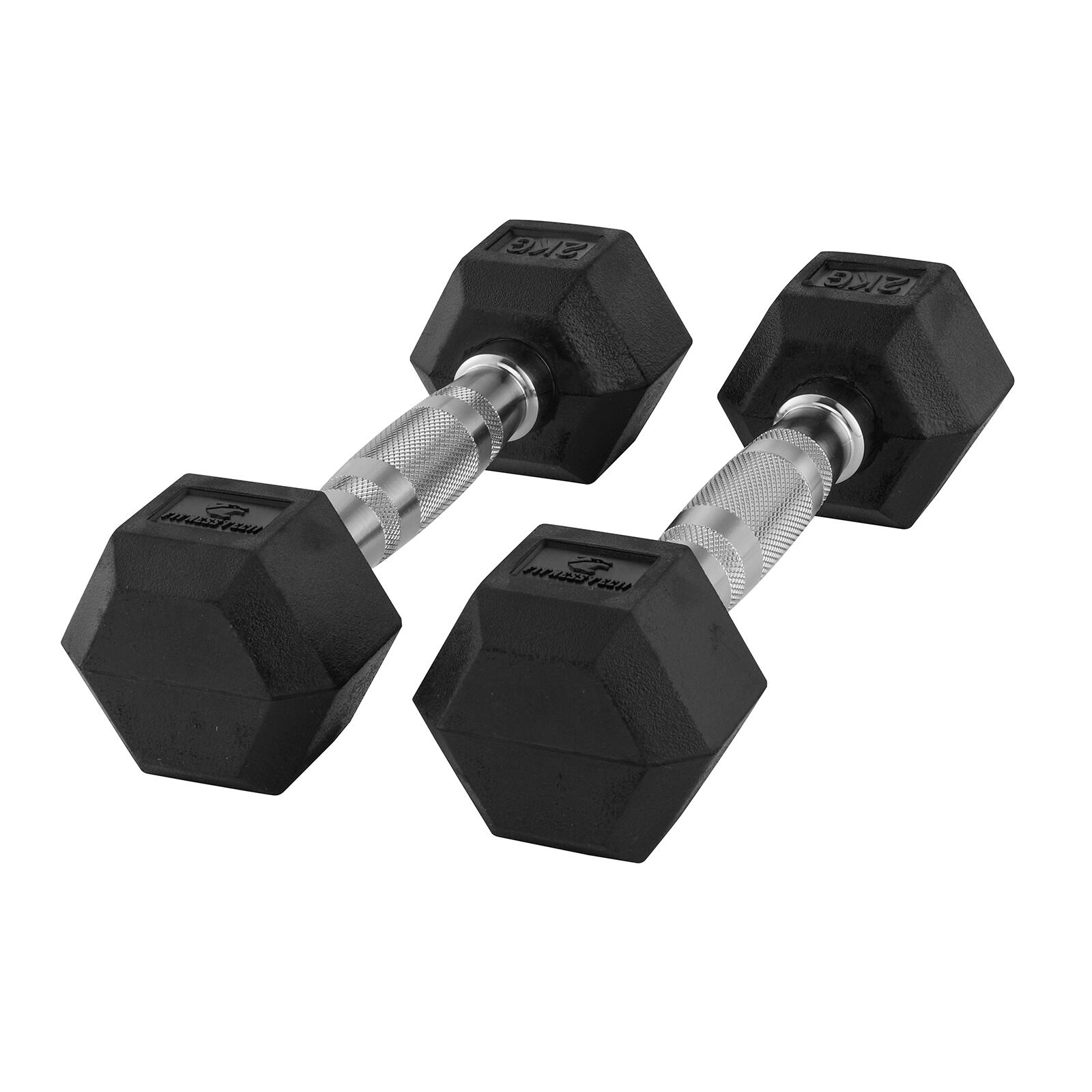Halteres Hexagonais 2kg Fitness Tech – Conjunto com 2 Unidades 2/8