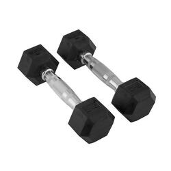 Haltères hexagonales 2kg Fitness Tech Set 2 Unités