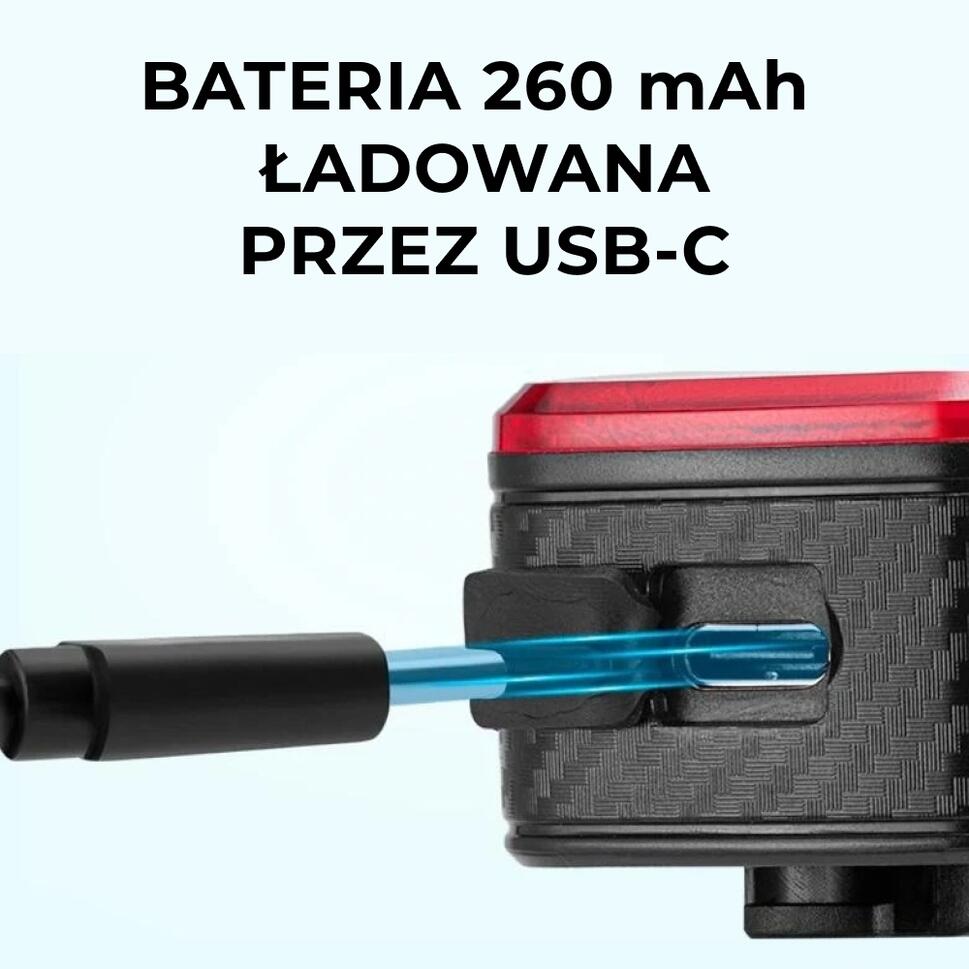 Lampka rowerowa tylna Rockbros Q2S