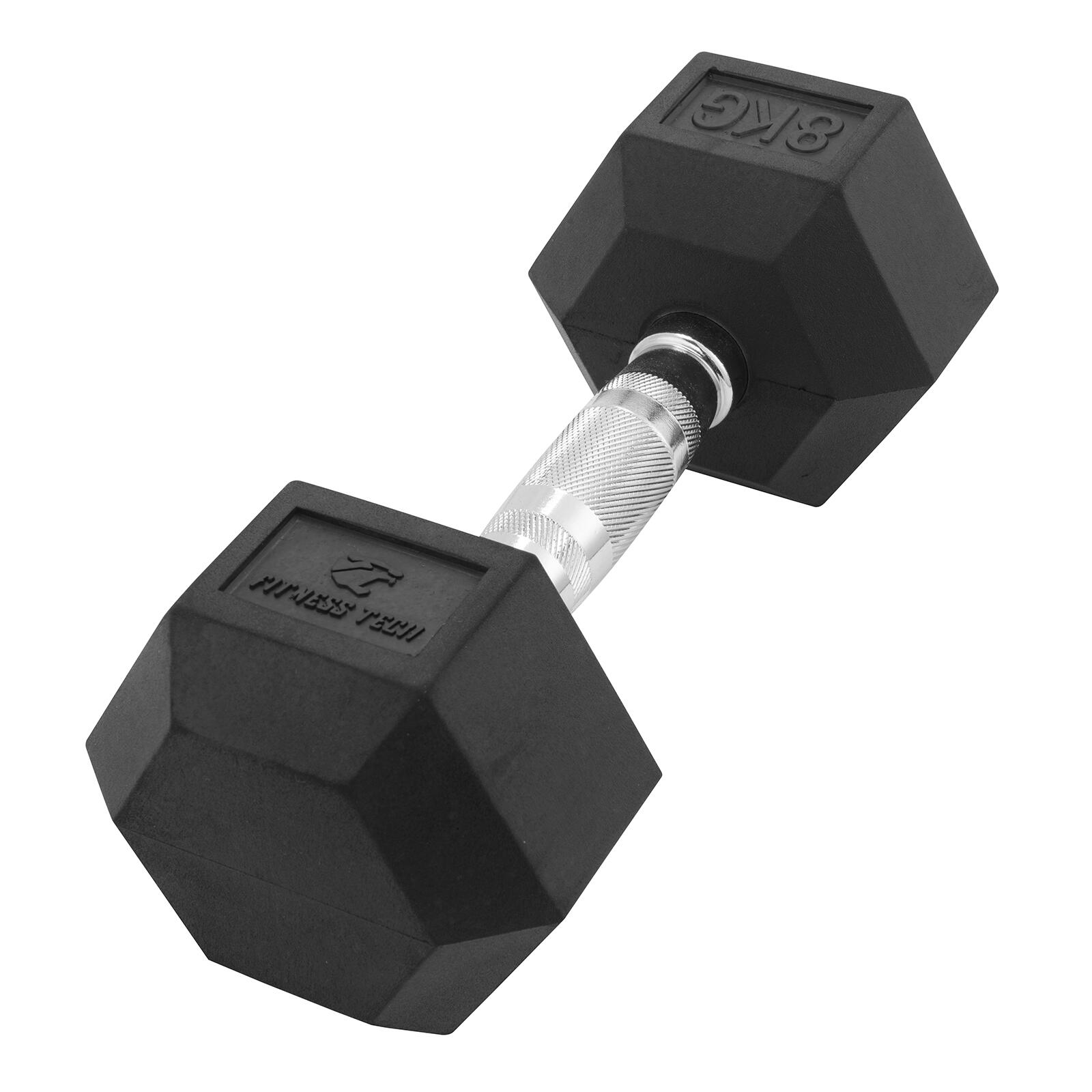 Halteres Hexagonais 8kg Fitness Tech – Conjunto com 2 Unidades 5/8