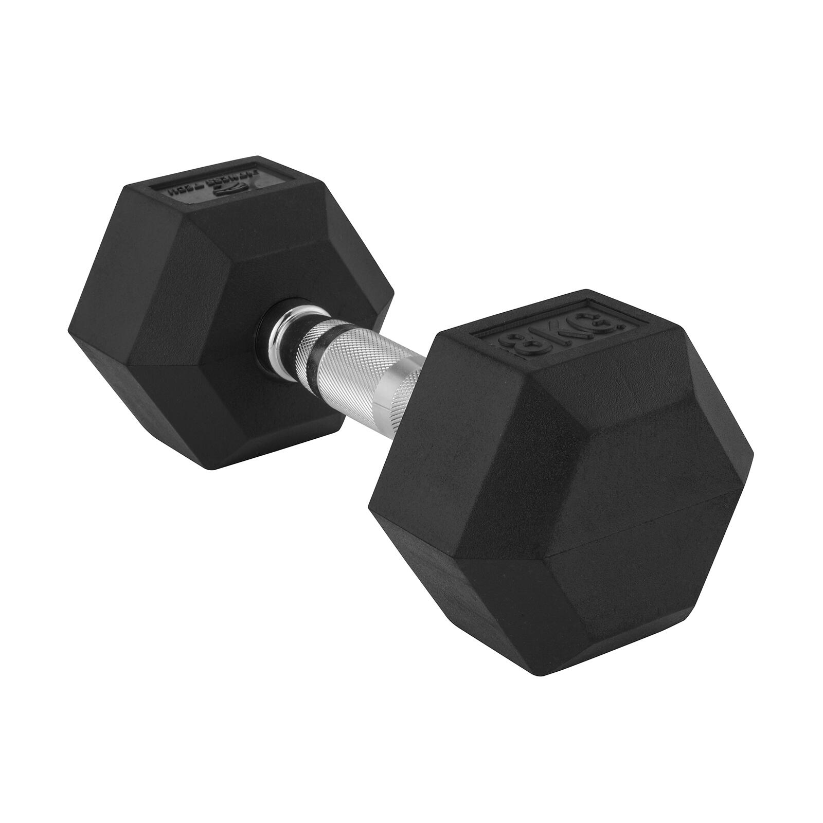 Halteres Hexagonais 8kg Fitness Tech – Conjunto com 2 Unidades 4/8