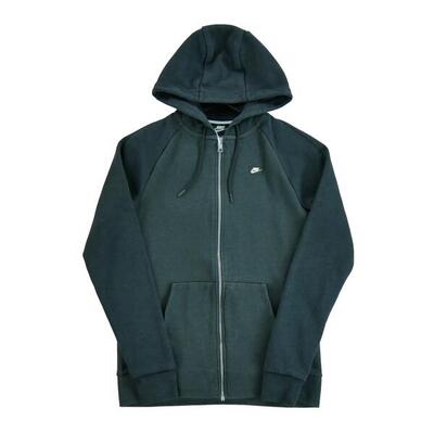 Tweedehands - heren volledige rits grijze hoodie - als nieuw